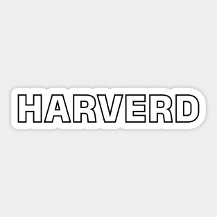 Harverd Sticker